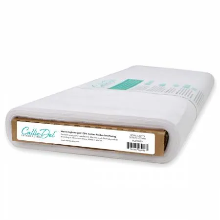 100% Cotton Lightweight Fusible Interfacing