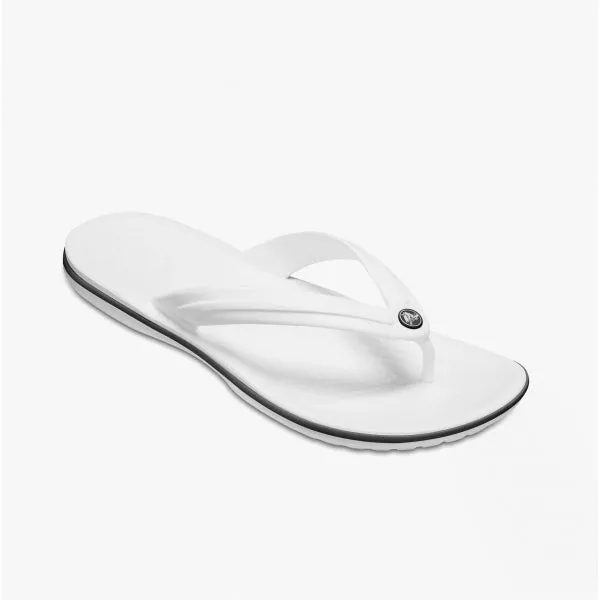 11033-100 CROCBAND FLIP Unisex Flip Flops White