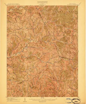 1906 Holbrook, WV - West Virginia - USGS Topographic Map