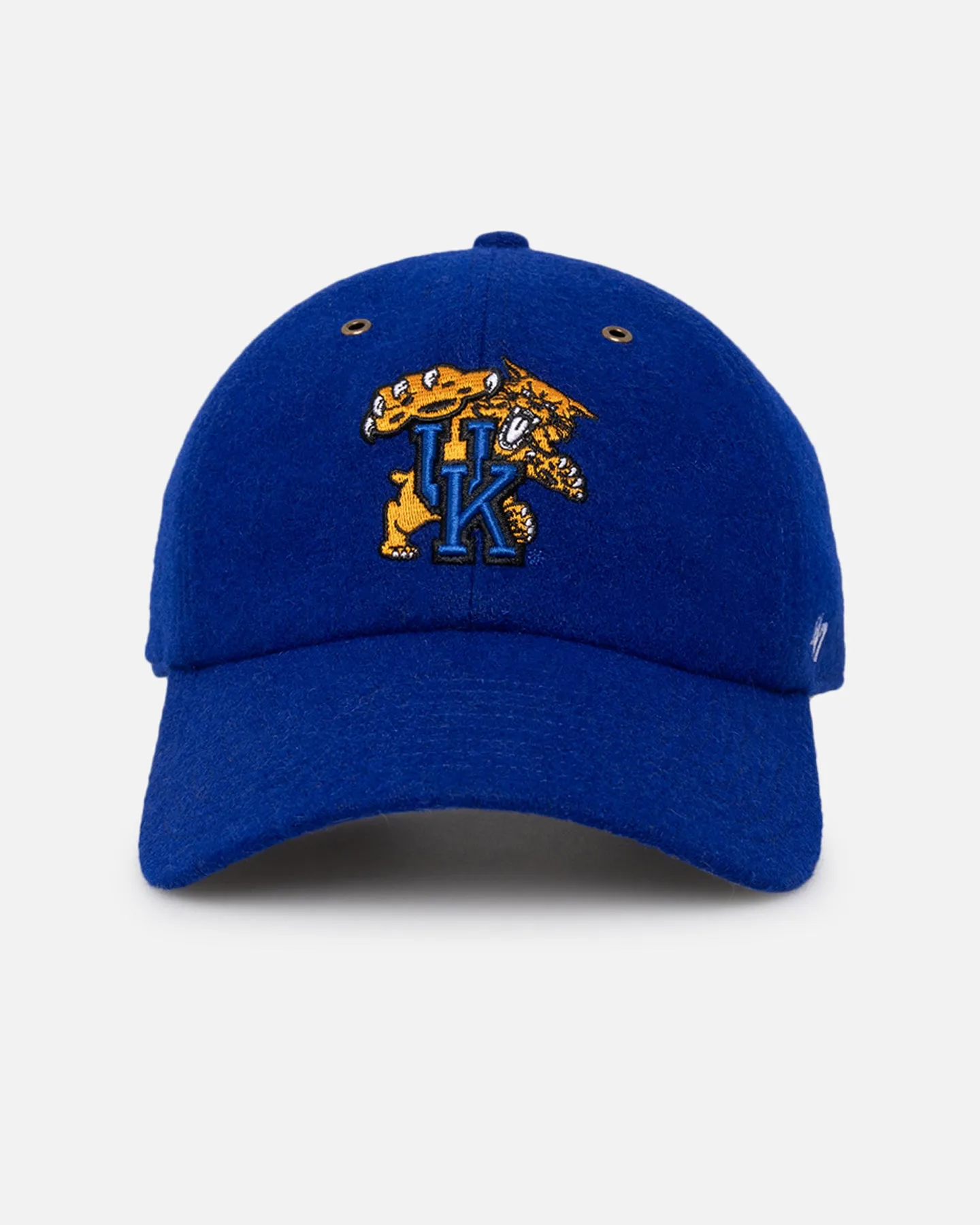 47 Brand Kentucky Wildcats Wooly 47 Clean Up Strapback Royal