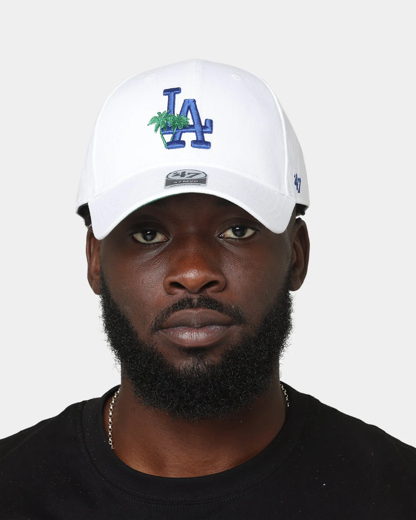 47 Brand Los Angeles Dodgers Thorn MVP Strapback White