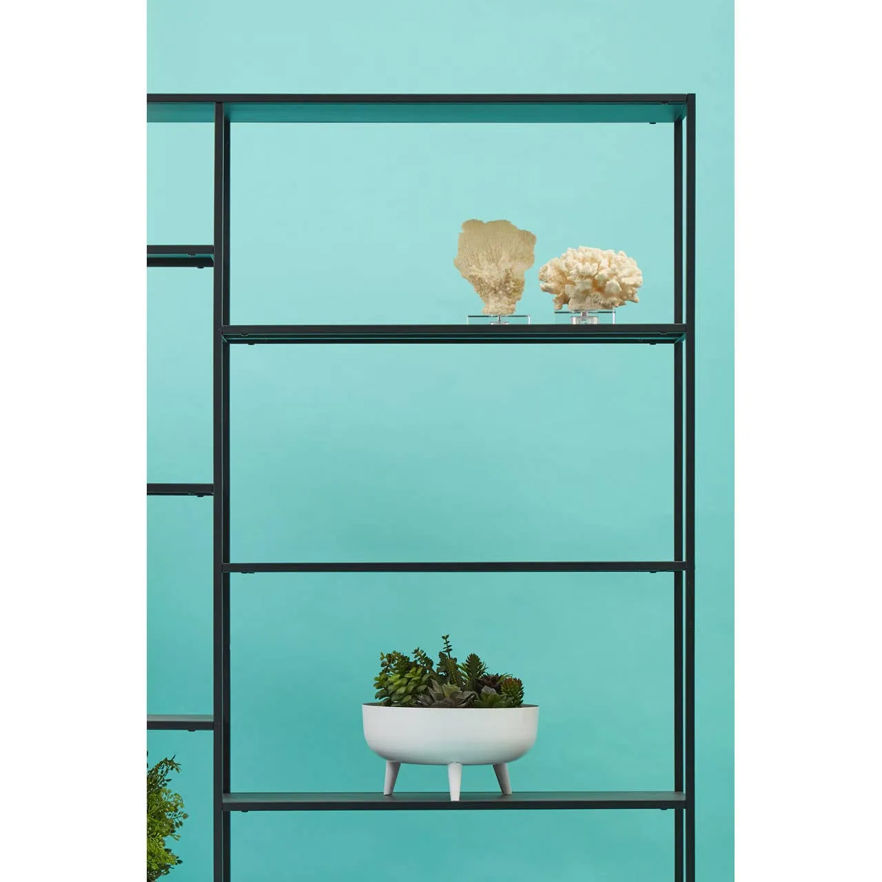 Acero Black Multi Shelf Unit