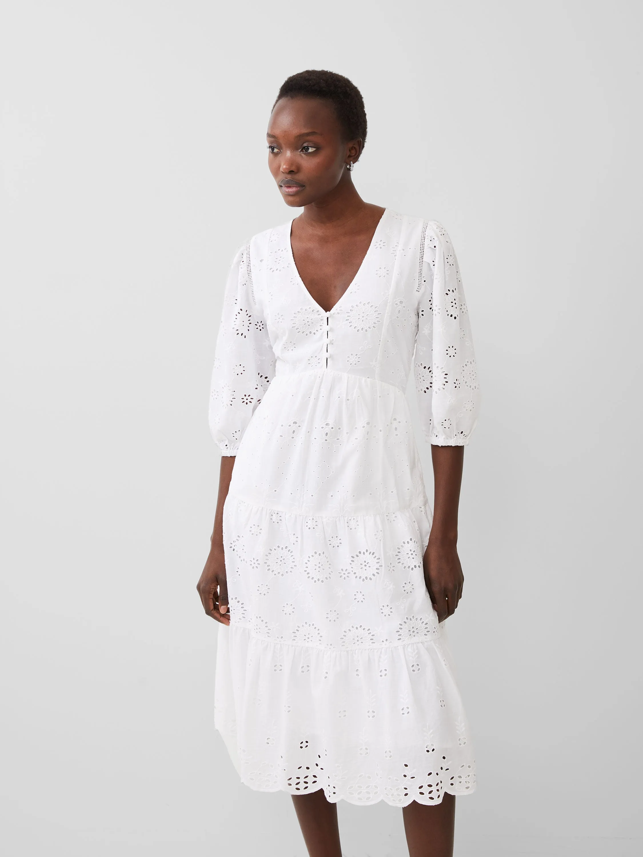 Alissa Broderie Anglaise Dress