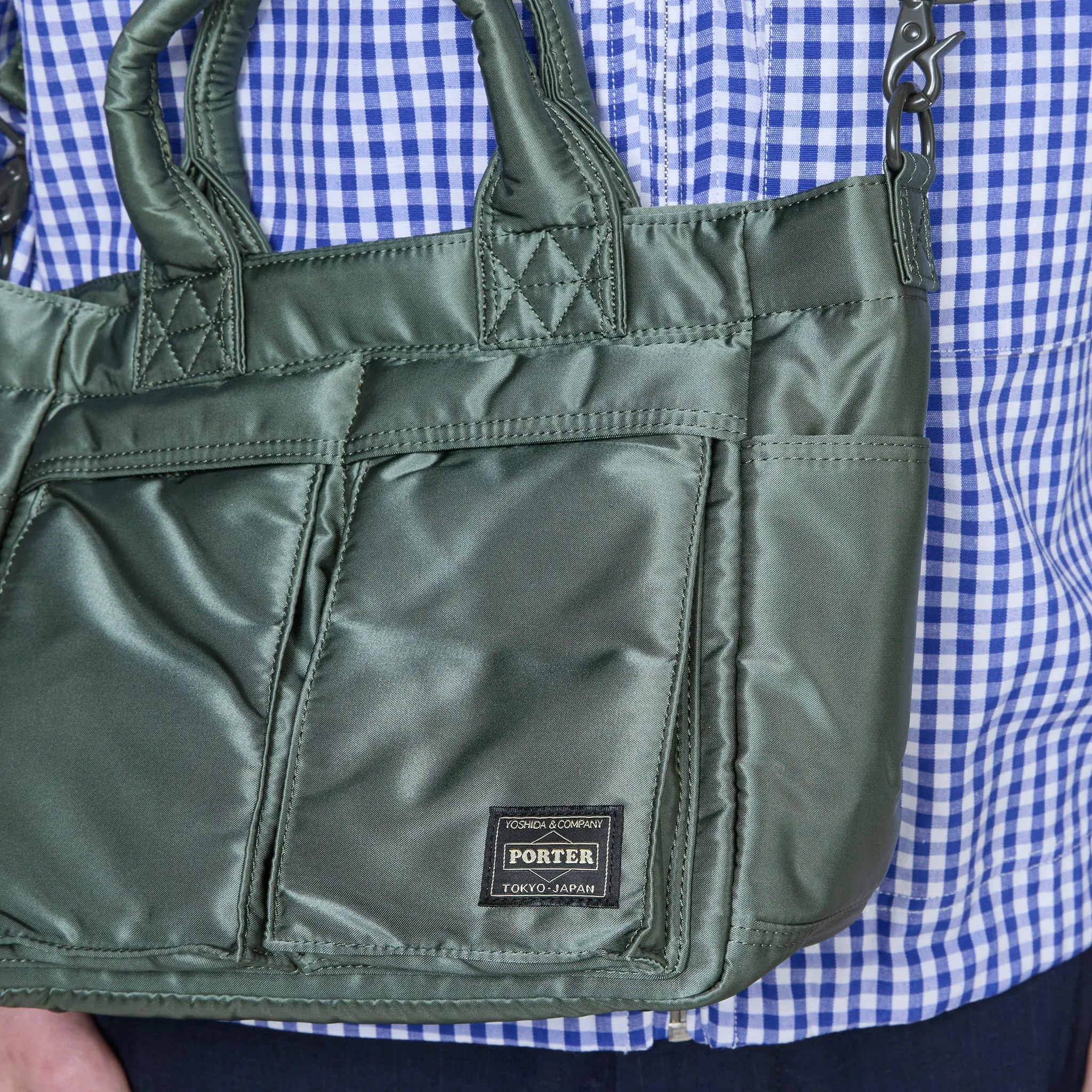 All New Tanker Tote Bag Sage Green