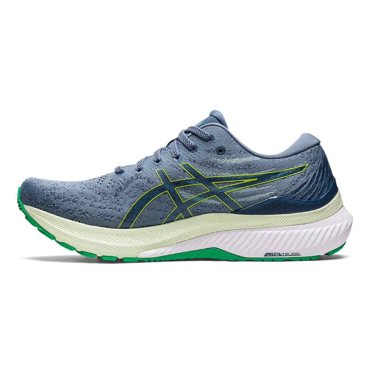 Asics Gel Kayano 29 - Steel Blue - Lime Zest