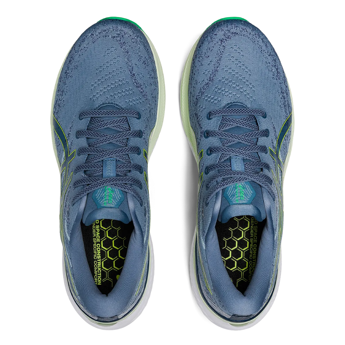 Asics Gel Kayano 29 - Steel Blue - Lime Zest