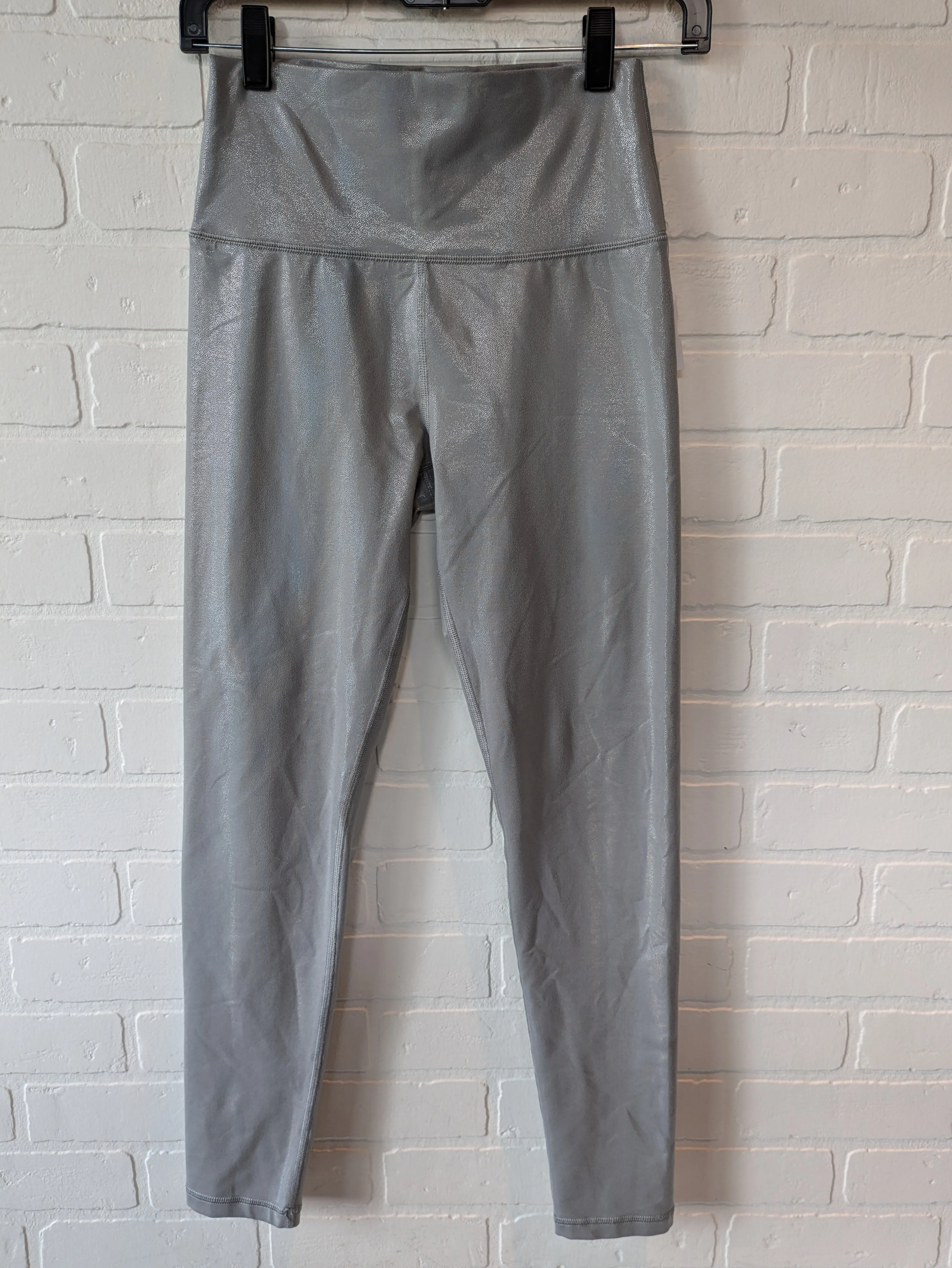 Athletic Leggings By Aerie In Silver, Size: 8