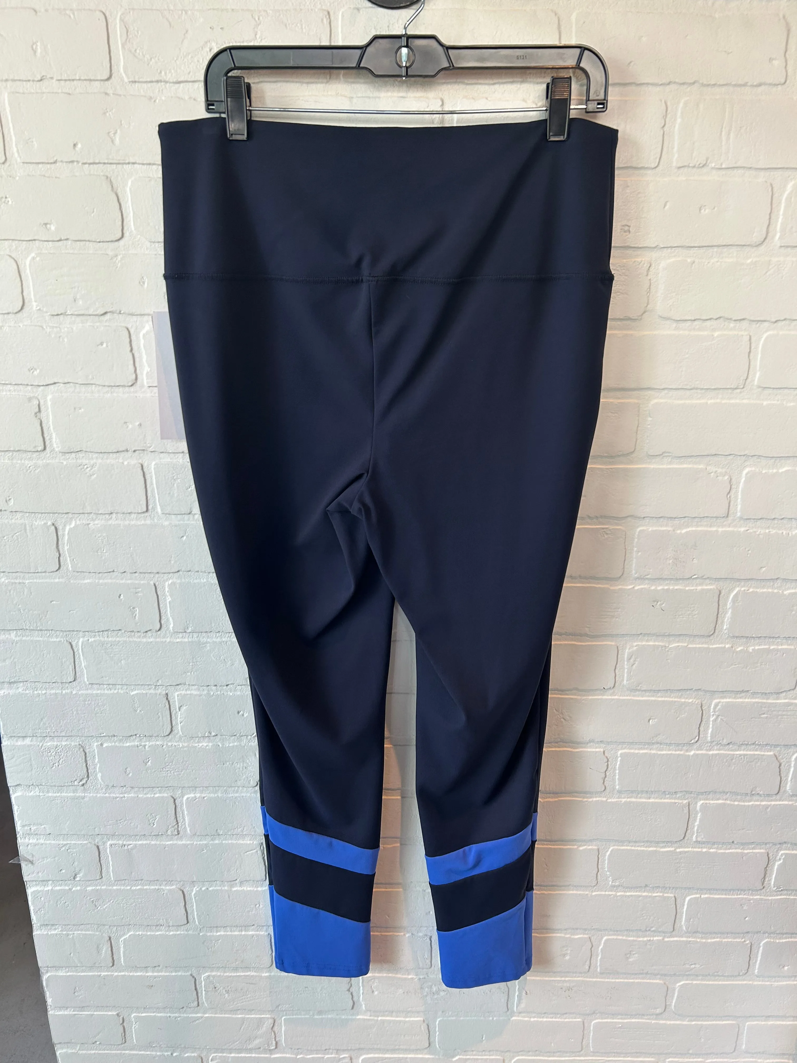 Athletic Leggings By Chicos In Blue, Size: 12