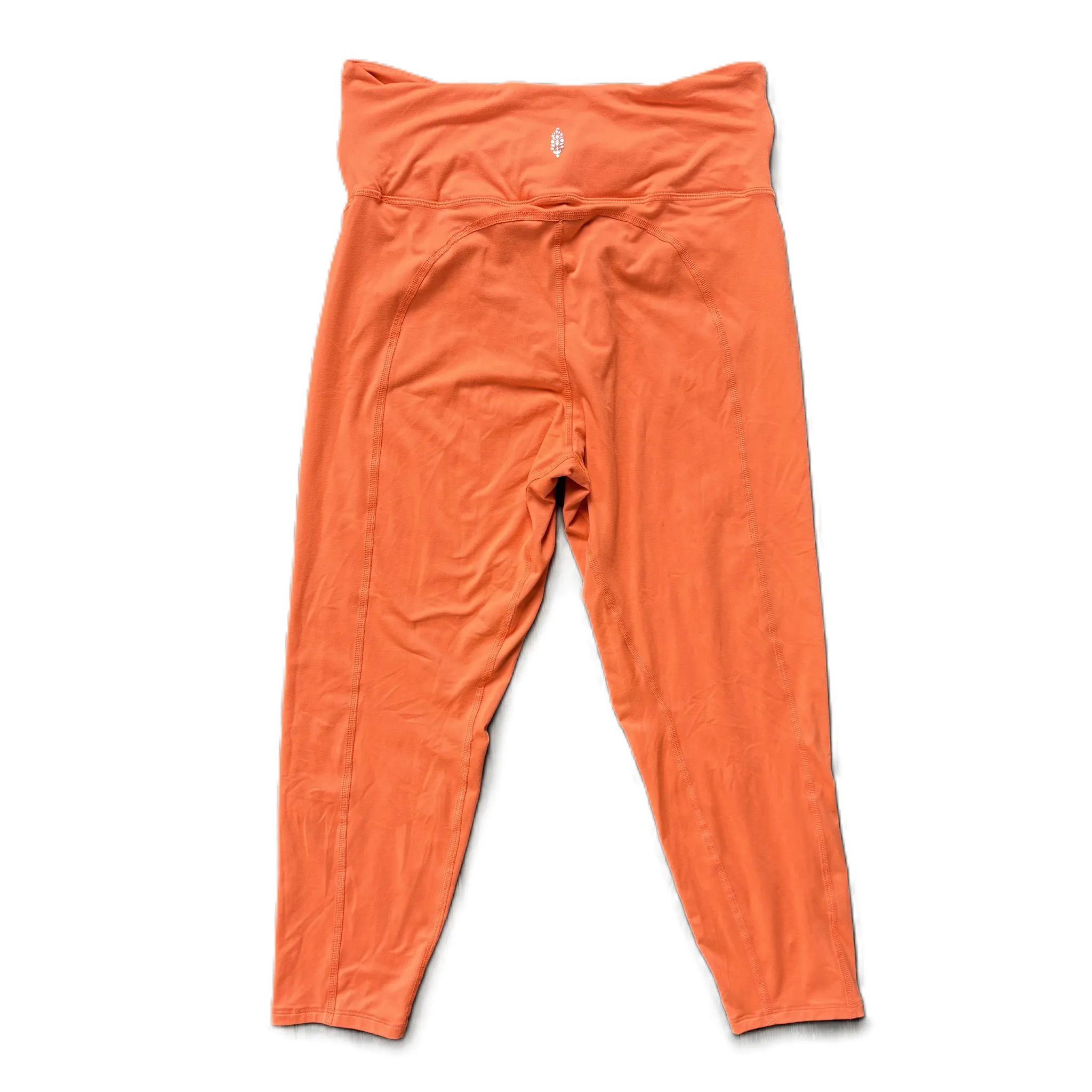 Athletic Leggings By Free People In Orange, Size: Xl