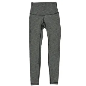 Athletic Leggings By Lululemon In Grey, Size: S