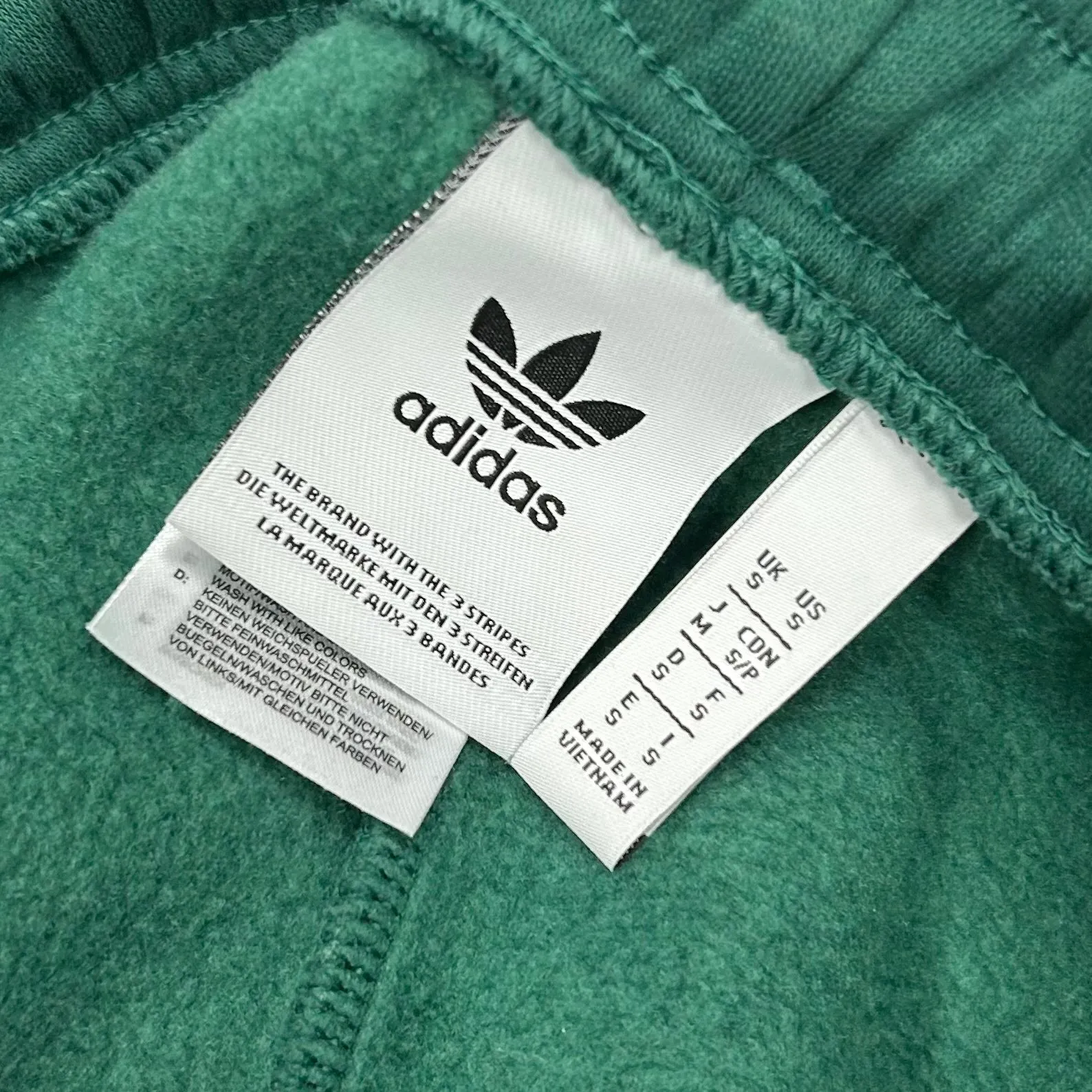 Athletic Pants By Adidas In Green, Size: S