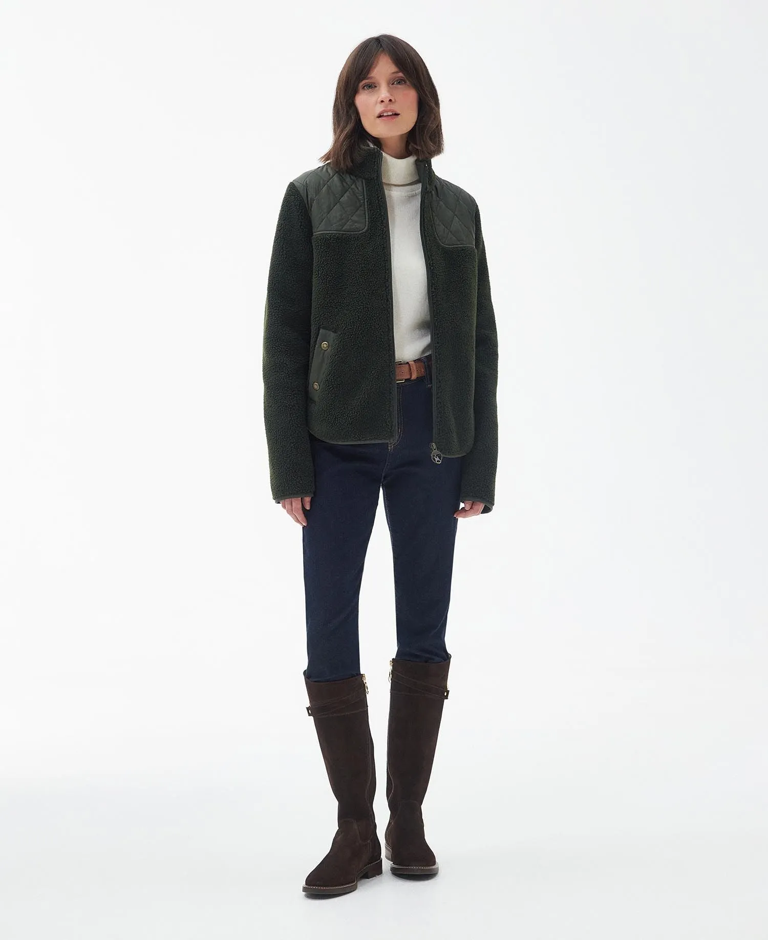 Barbour Rockling Fleece Olive/Sage