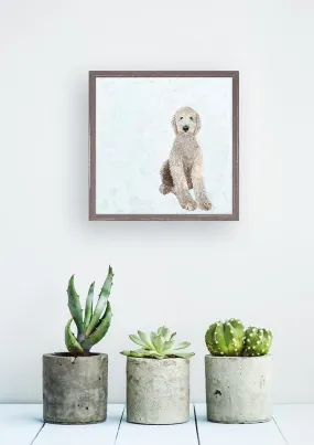 Best Friend - All Legs Labradoodle Mini Framed Canvas