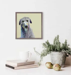 Best Friend - Wolfhound Mini Framed Canvas