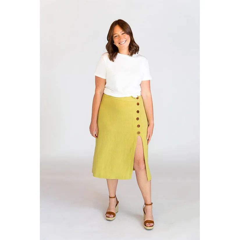 Chalk and Notch Evelyn Skirt Paper Pattern