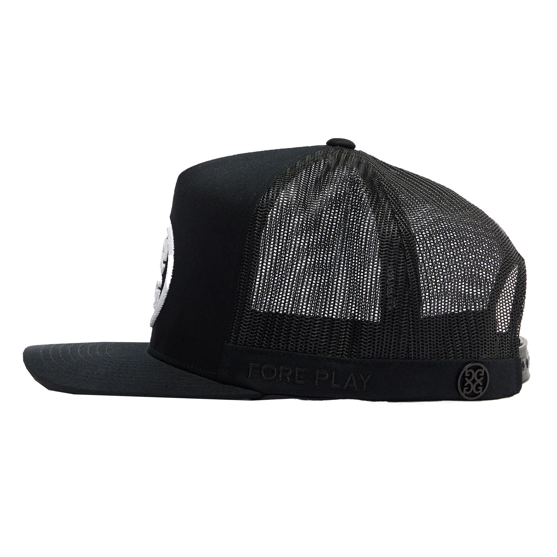 Circle G's Interlock Knit Trucker Hat Onyx - AW23