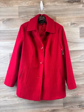 Coat Peacoat By London Fog In Red, Size: 1x