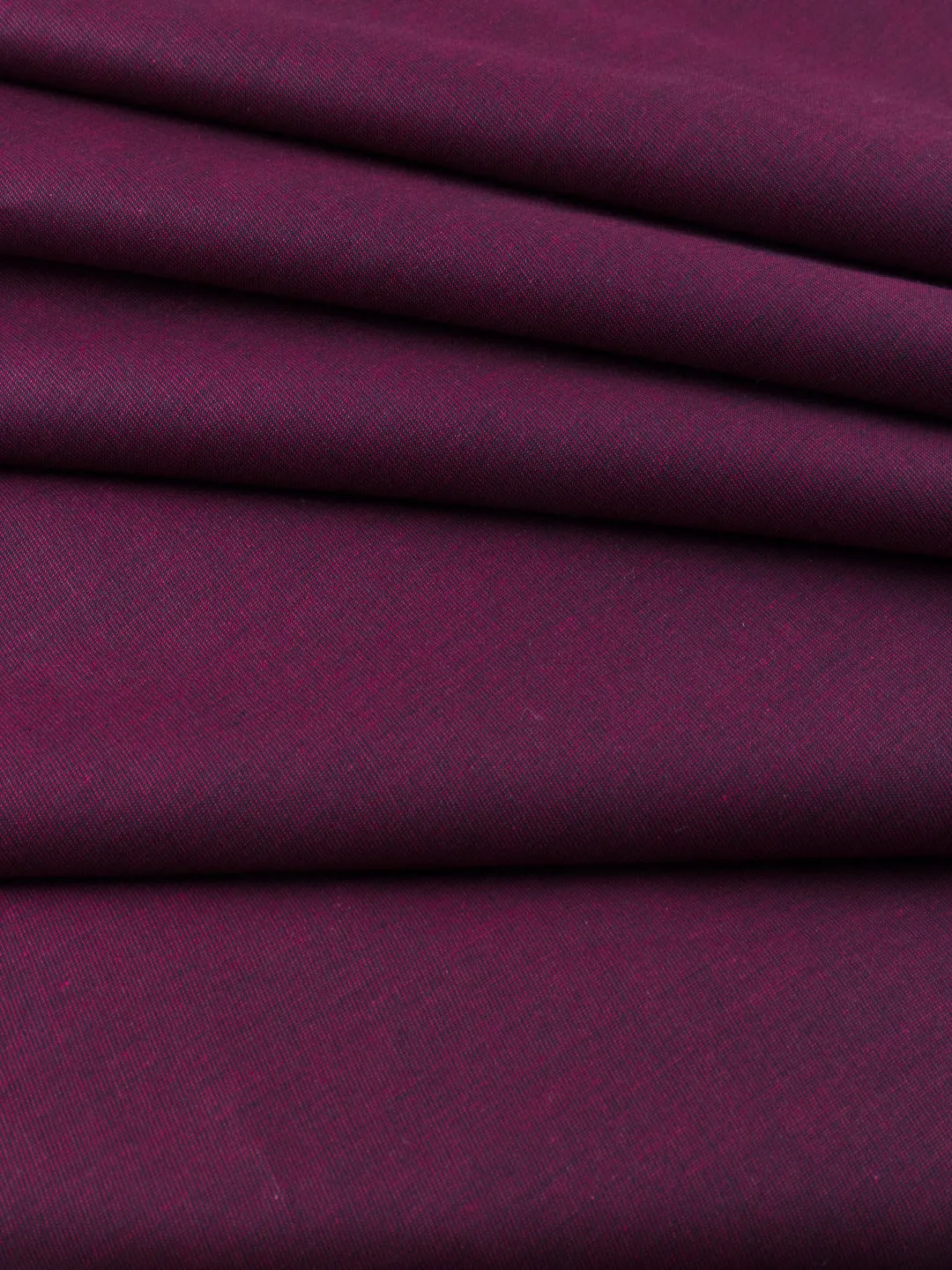 Cotton Blend Plain Shirt Fabric Maroon Cranberry