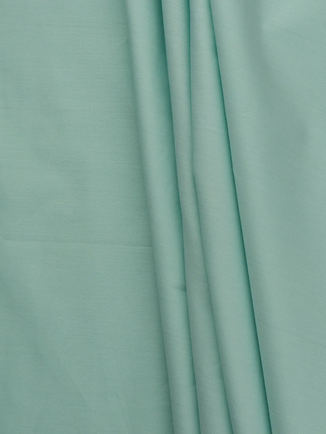 Cotton Blend Plain Shirt Fabric Mint Green Cranberry