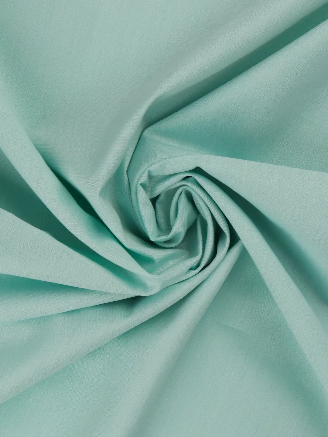 Cotton Blend Plain Shirt Fabric Mint Green Cranberry