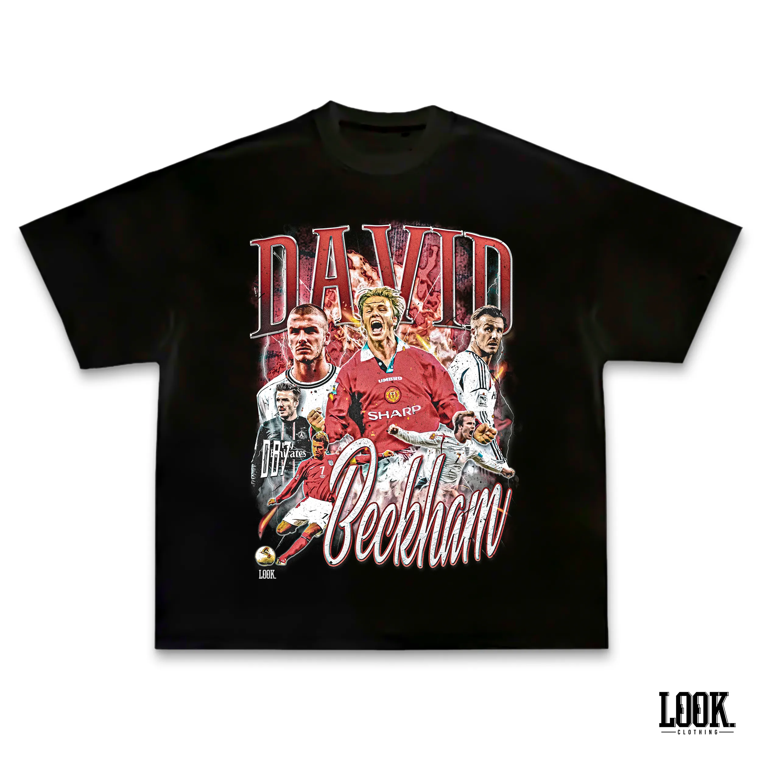 David Beckham 'DB7' LOOK. Graphic Tee