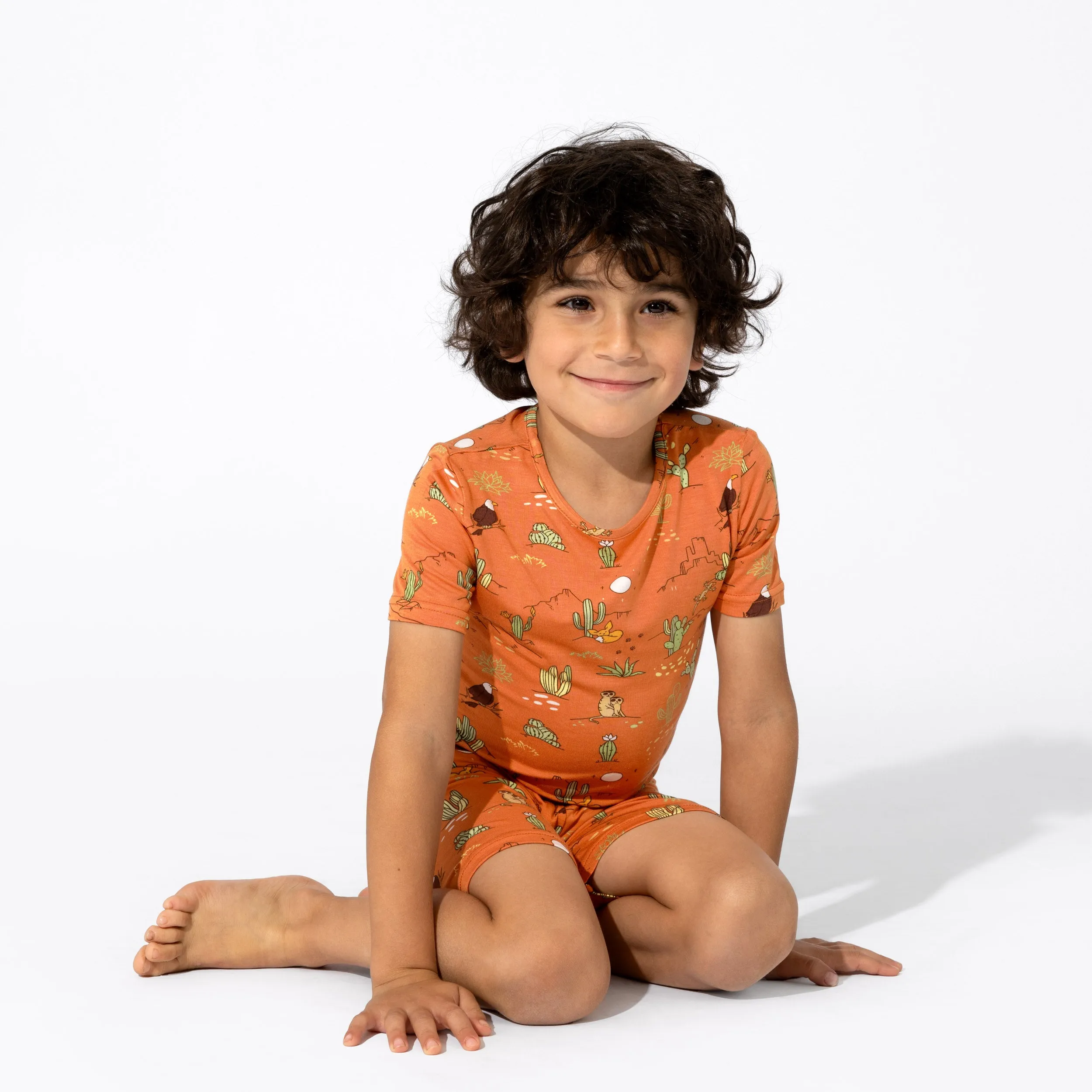 Desert Bamboo Kids Pajama Short Set