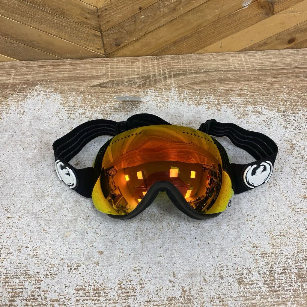 Dragon - Ski Goggles: Black/Yellow Lens-unisex-