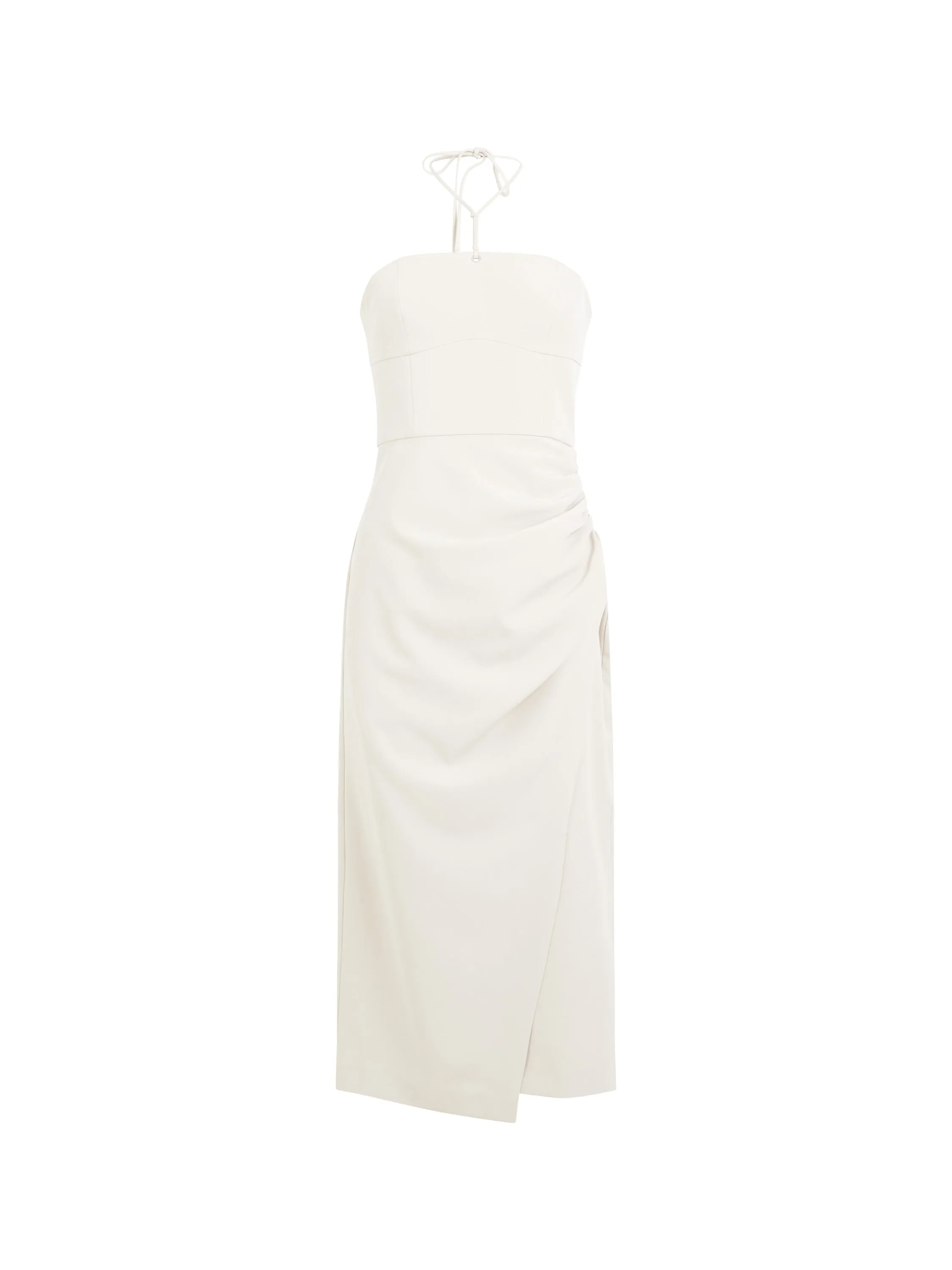 Echo Crepe Halterneck Midi Dress