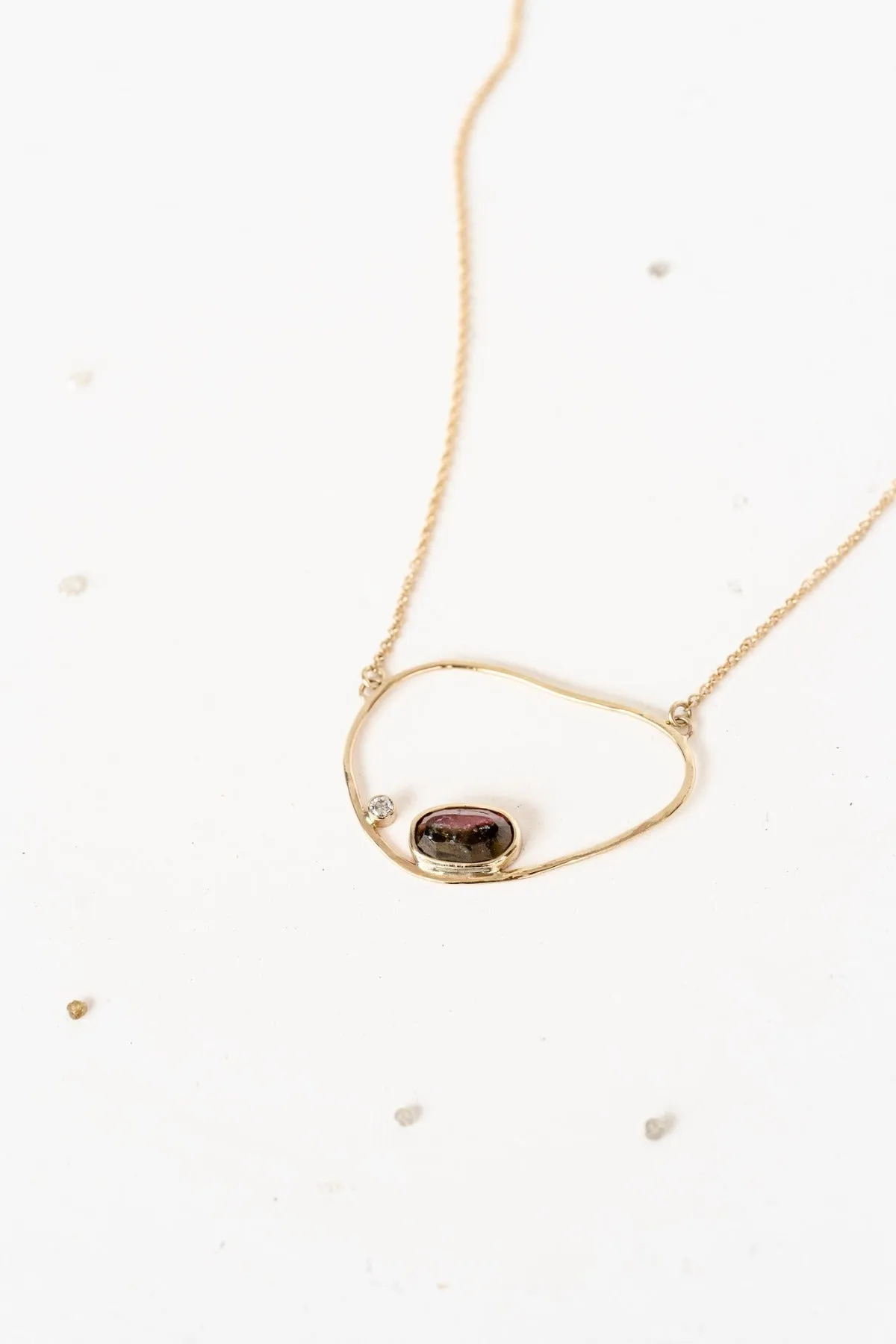 El Dorado Mirage Necklace with 1.36ct Tourmaline