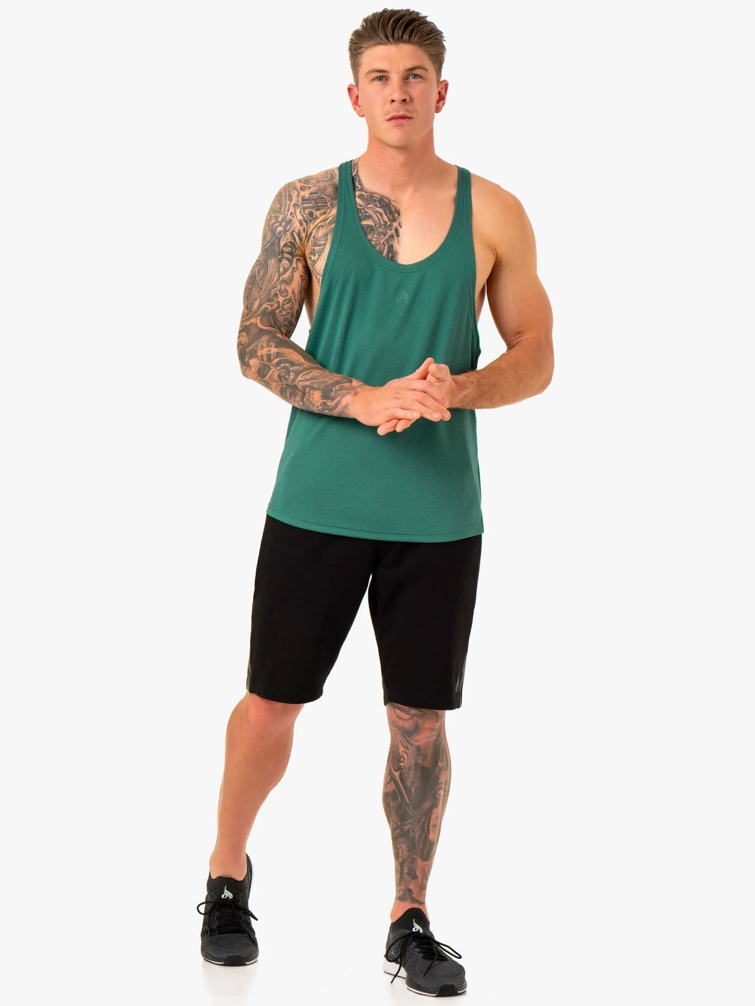 Enhance Stringer T-Back - Green