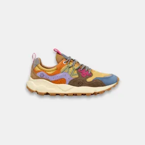 Flower Mountain Women's Yamano 3 Light Blue Yellow Brown