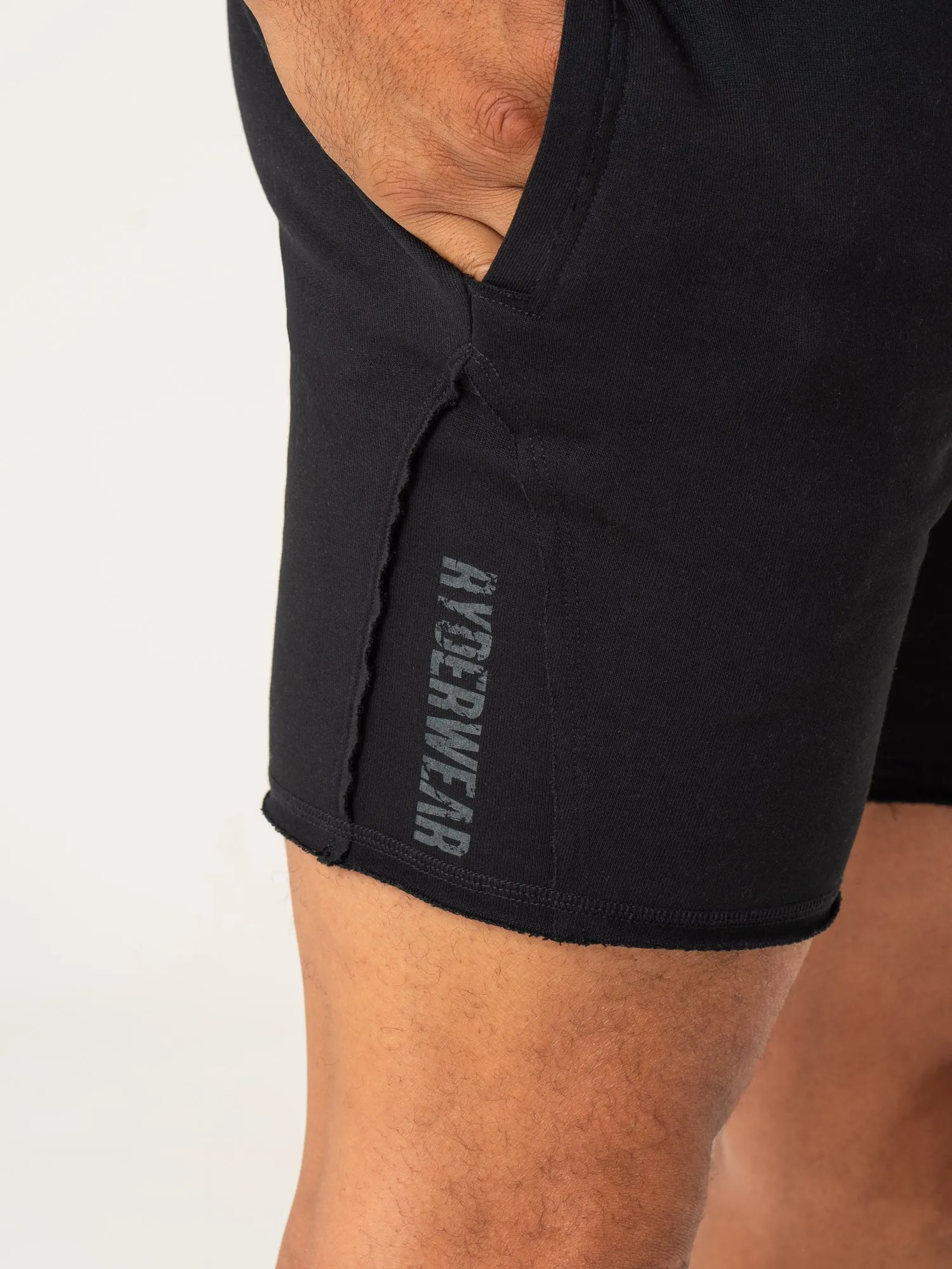 Force 6" Track Shorts - Black