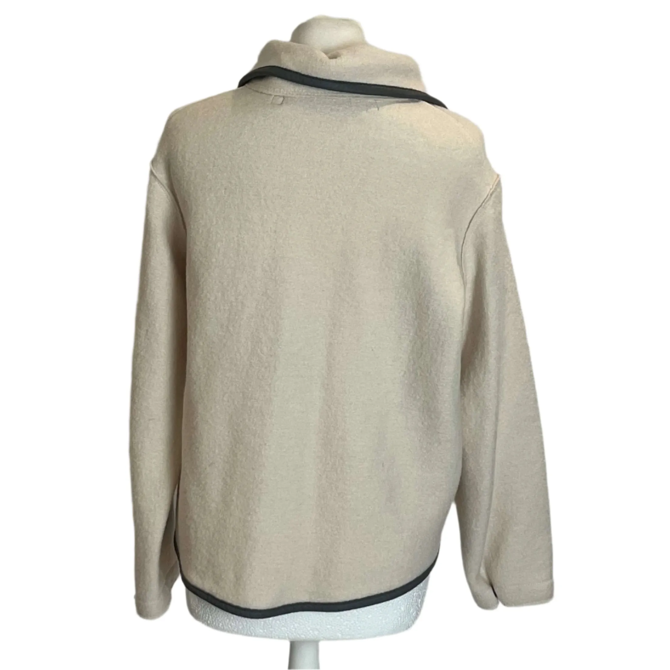 Frauenshuh Brand New €499 Cream Felted Merino Wool Jacket XS/S