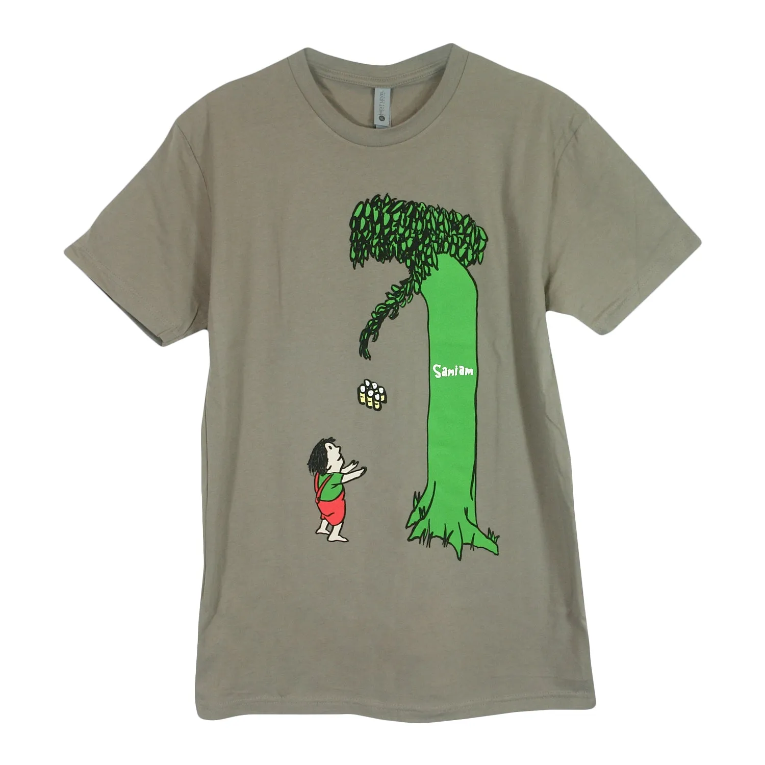 Giving Tree Warm Grey - Tee