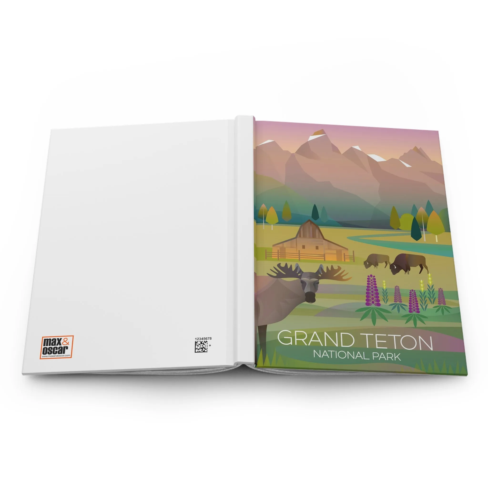 Grand Teton National Park Hardcover Journal