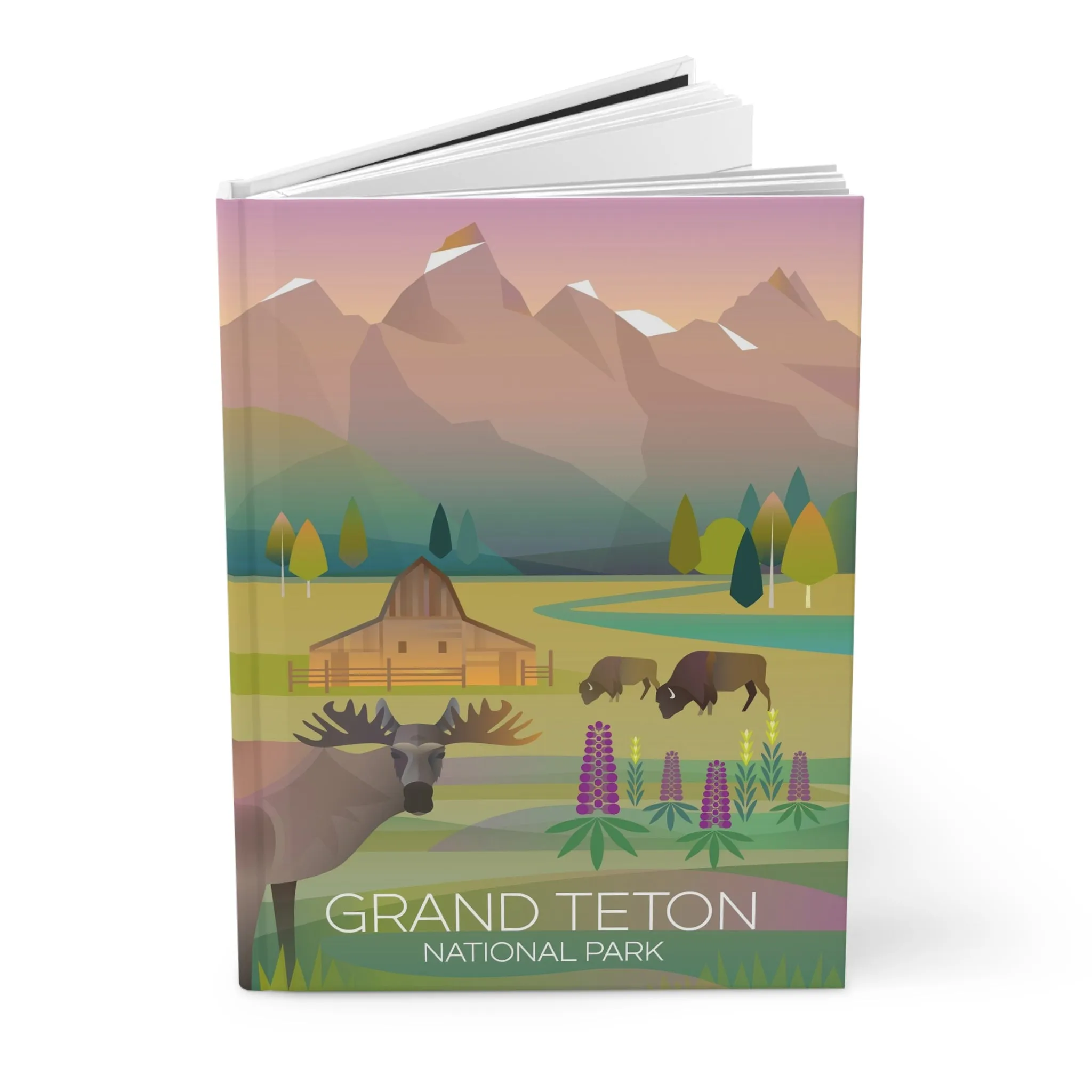 Grand Teton National Park Hardcover Journal