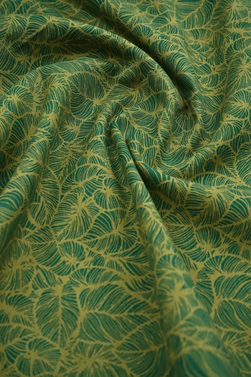 Green Leaf Print -Full-Stain Proof