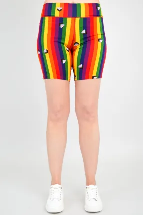 Hallie Shorts, Pride Rainbow, Bamboo