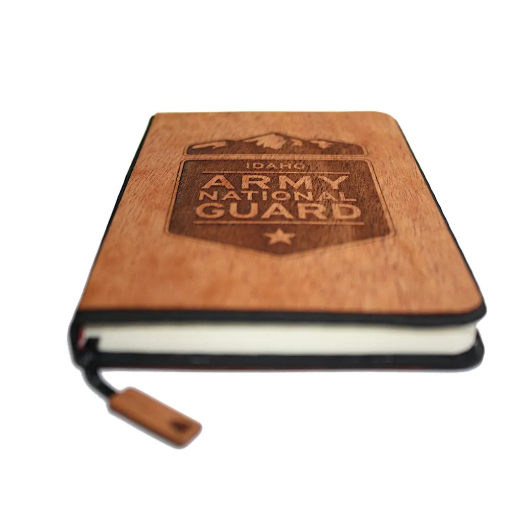 Handcrafted Wood Journal / Planner (Idaho Army National Guard)