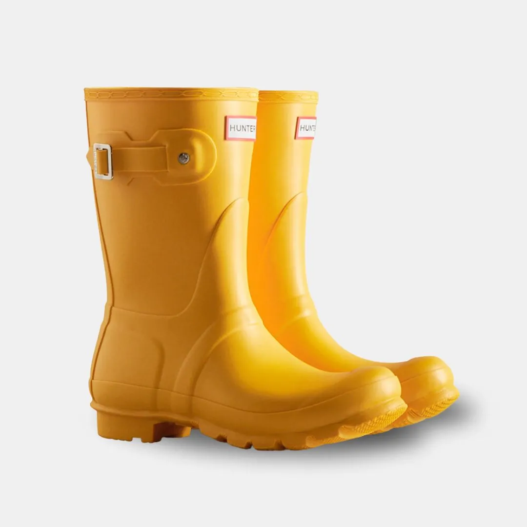 Hunter Original Wellington Short Boots Women's Yellow