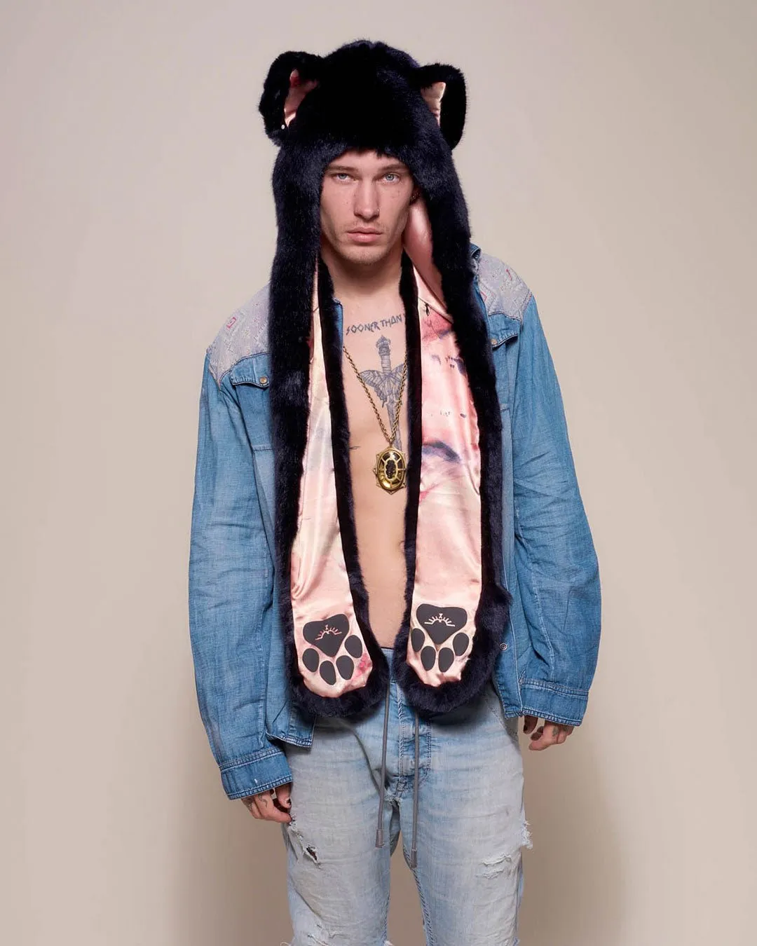 Indigo Wolf Luxe Collector Edition Faux Fur Hood  | Men's