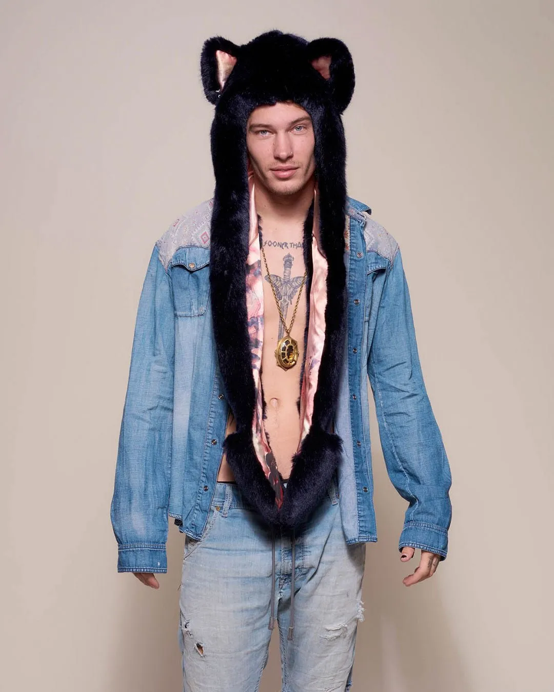 Indigo Wolf Luxe Collector Edition Faux Fur Hood  | Men's