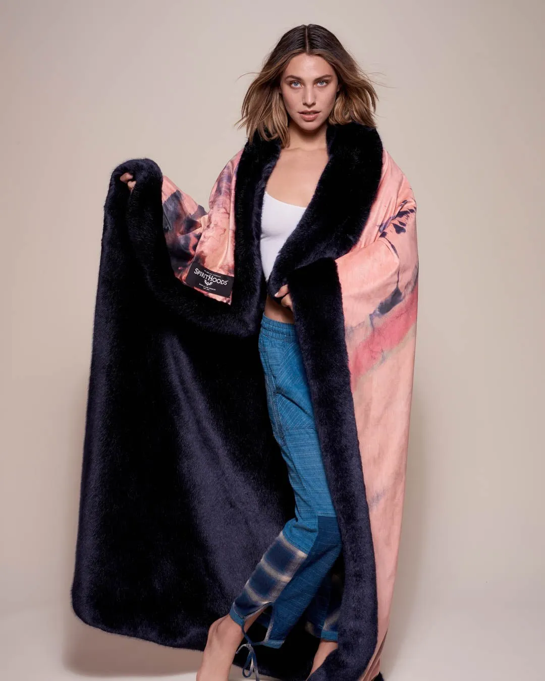 Indigo Wolf Luxe Faux Fur Collector Edition Throw