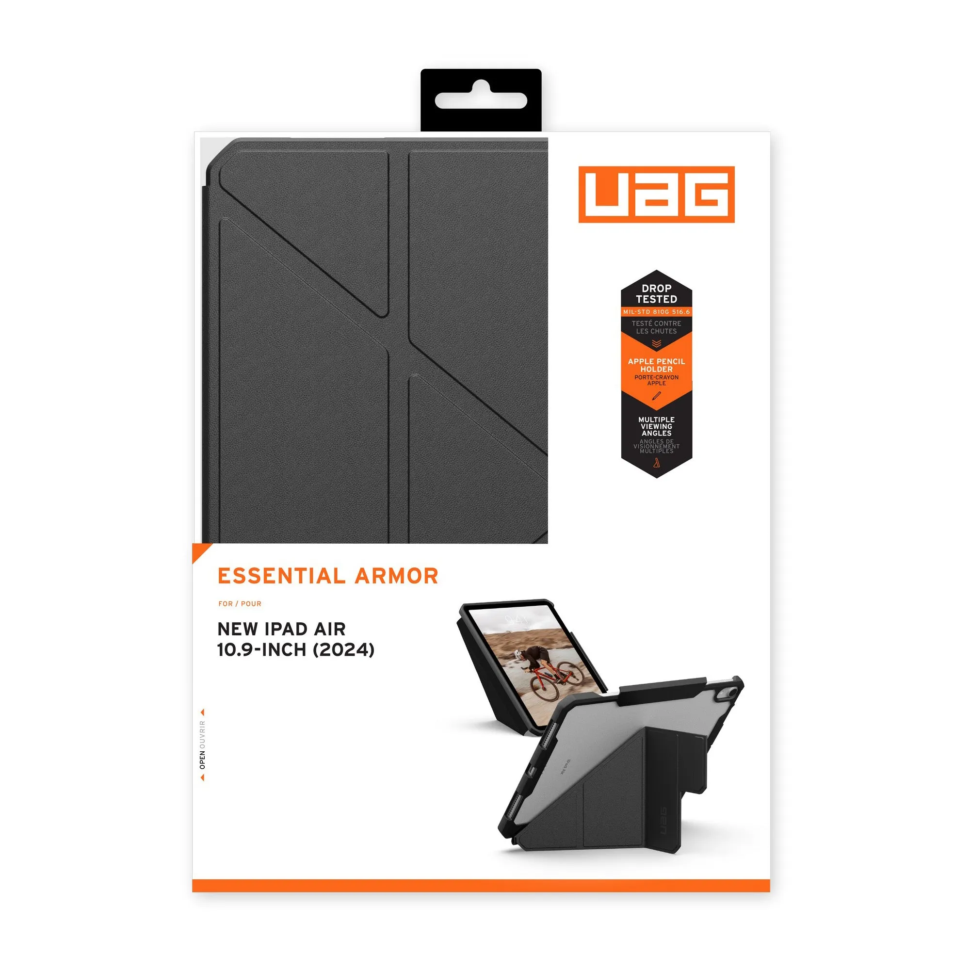 iPad Air 11 2024 UAG Essential Armor - Black - 15-12665