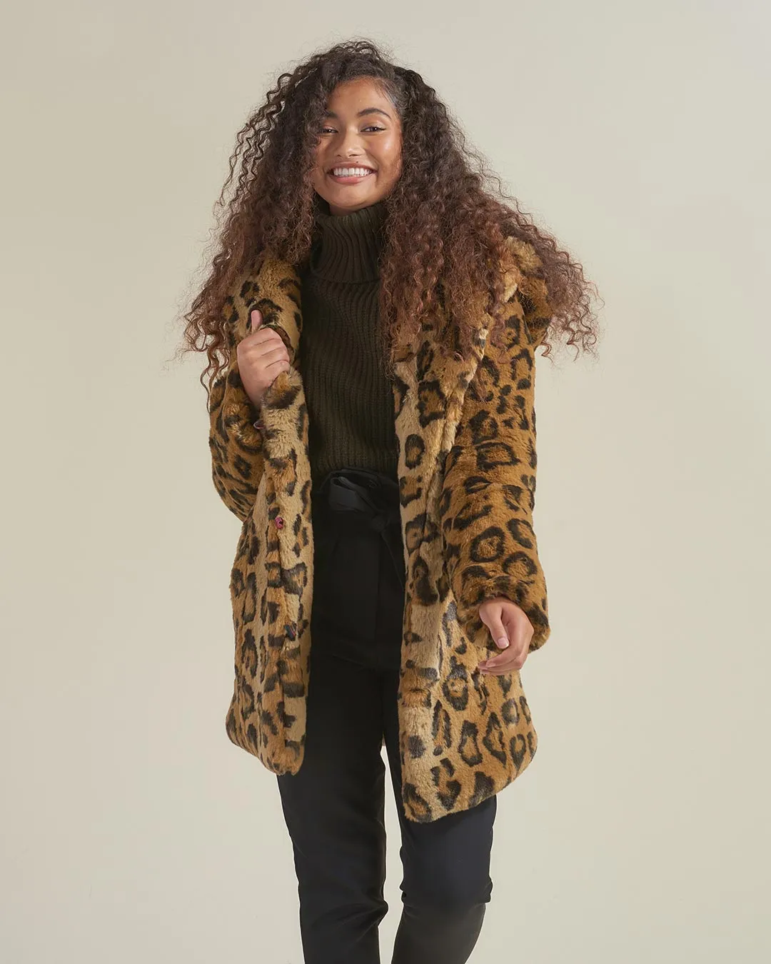 Jaguar Luxe Classic Faux Fur Coat | Women's