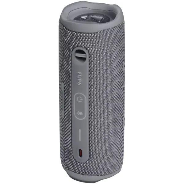 JBL Flip 6 Grey Portable Bluetooth Speaker | JBLFLIP6GREY