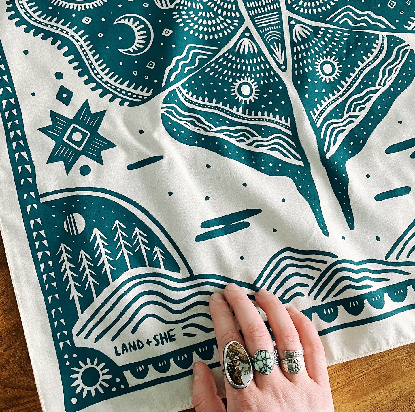 Luna Moth Bandana