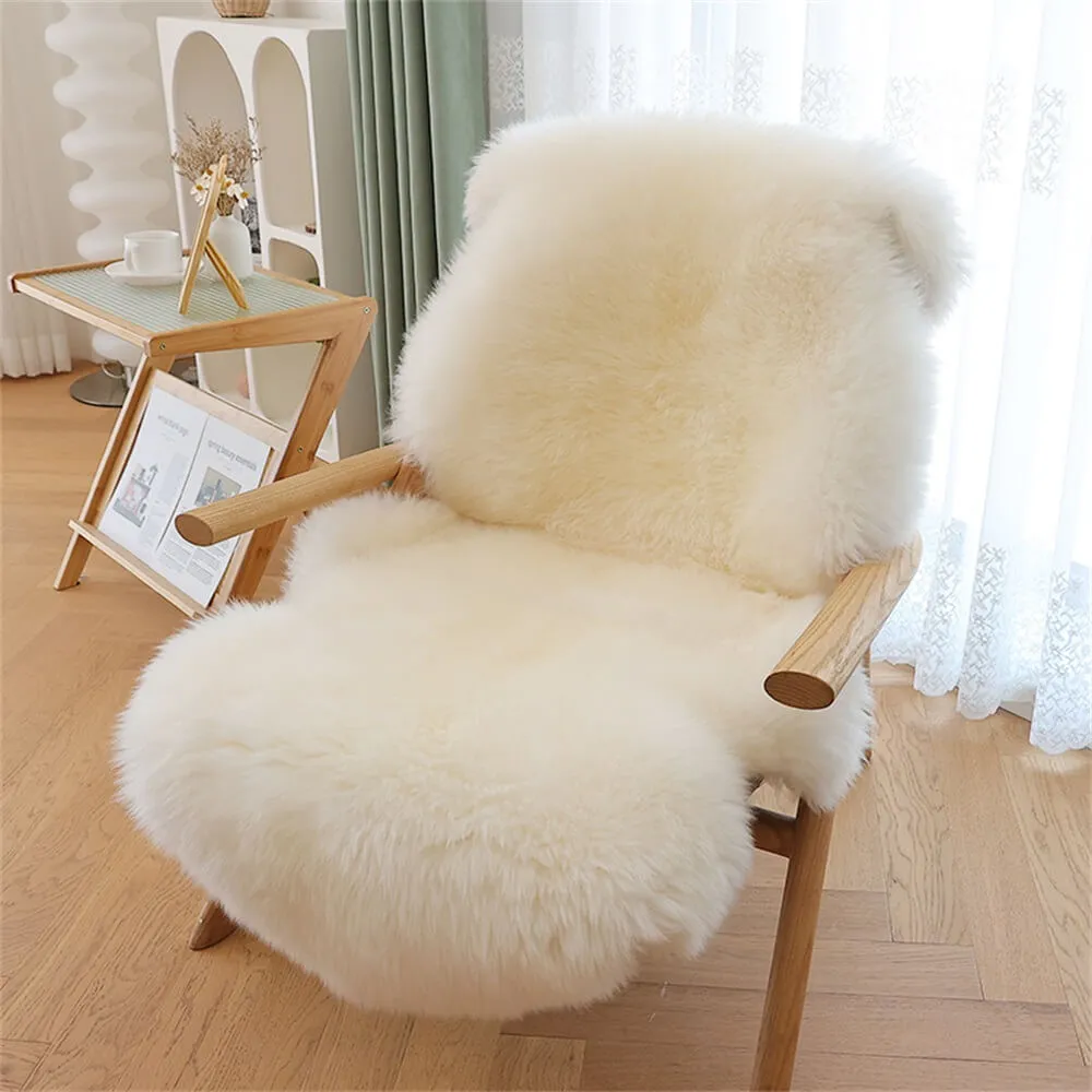 Luxurious Faux Fur Pet-Friendly Chair & Sofa Cover - Ultimate Comfort for You and Your Pets