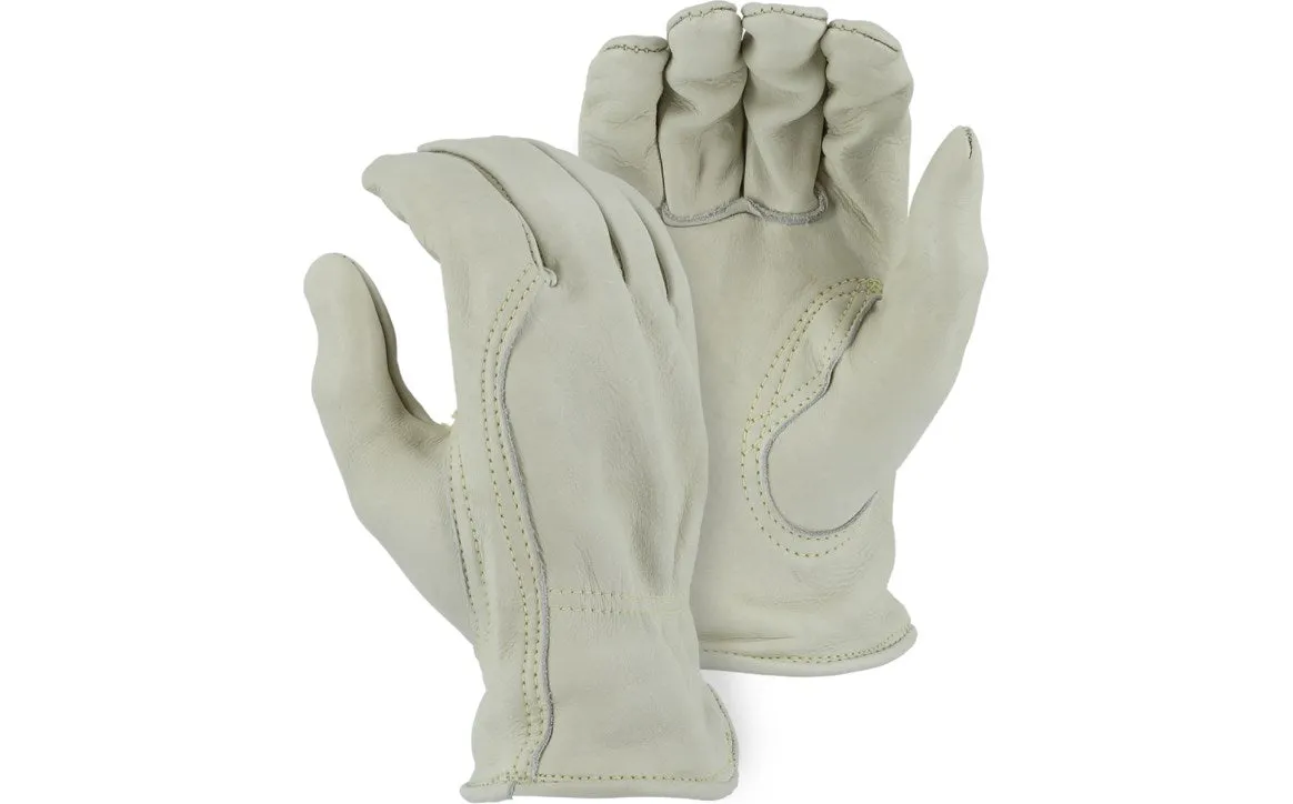 Majestic Gloves 1510BAK Heavy Cowhide Leather Kevlar Sewn Gloves [per pair]