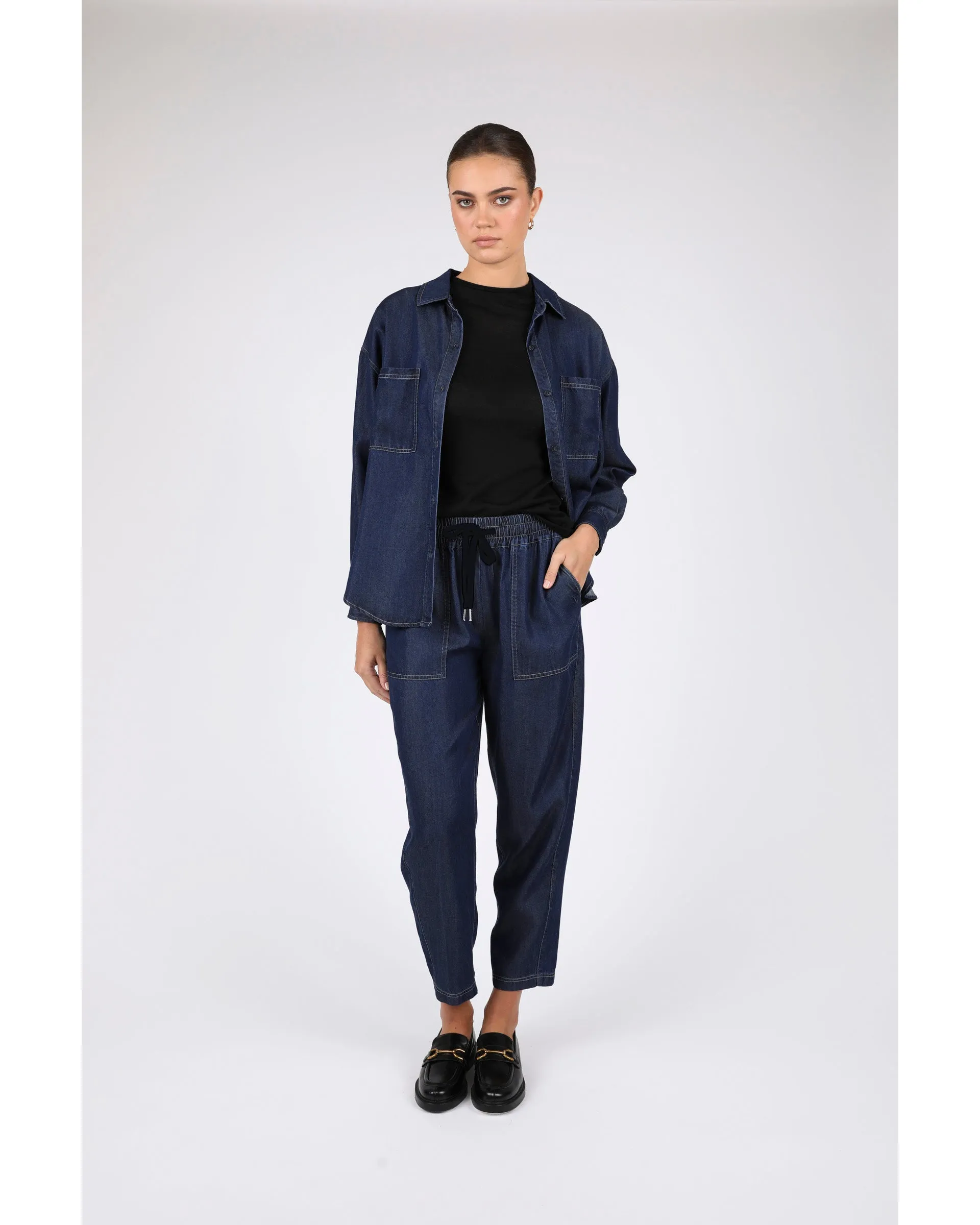 Marlow Indigo Pant - Dark Denim